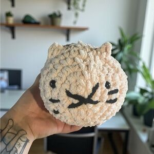 Crochet Pink Loaf Cat